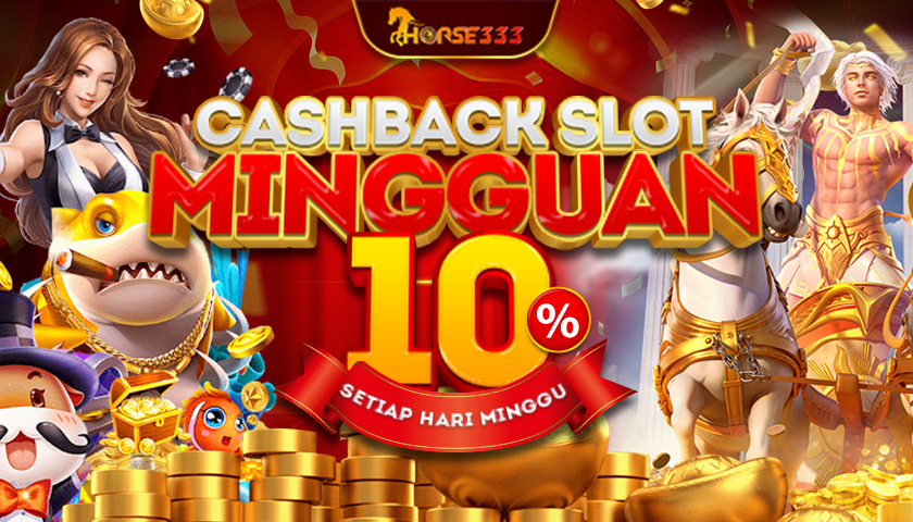 BONUS CASHBACK SLOT MINGGUAN 10%	