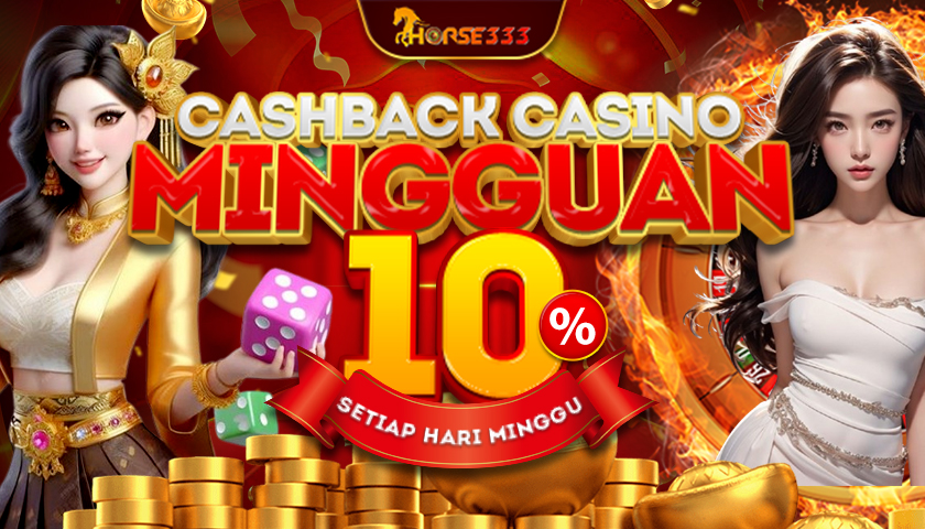BONUS CASHBACK CASINO & SPORTSBOOK MINGGUAN 10%	